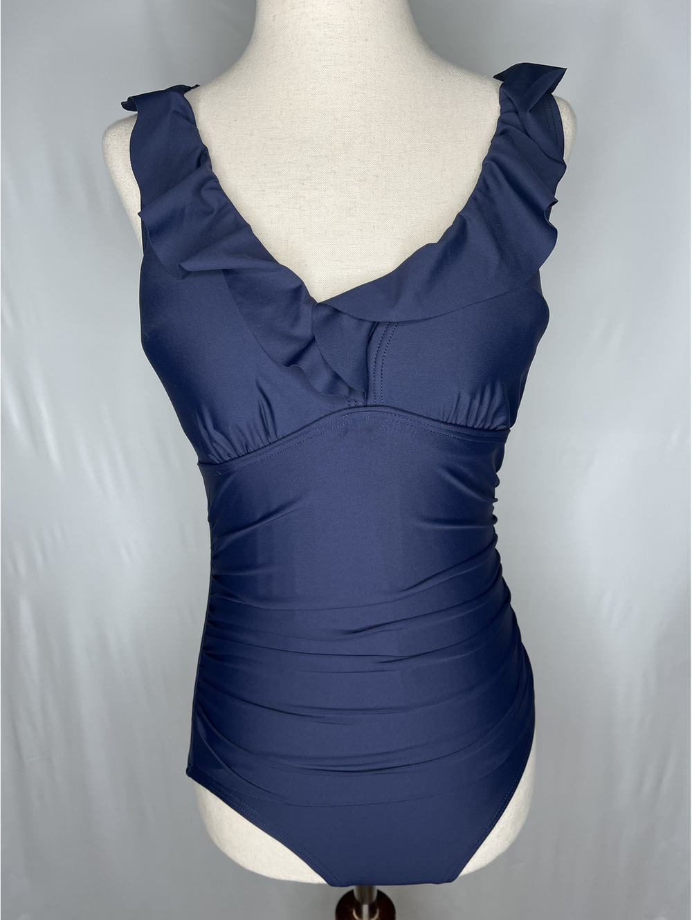 NWOT DKNY Women's Navy One-Piece Swimsuit Size Small
